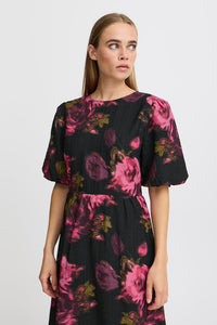 ICHI Felivo Open Back Floral Dress