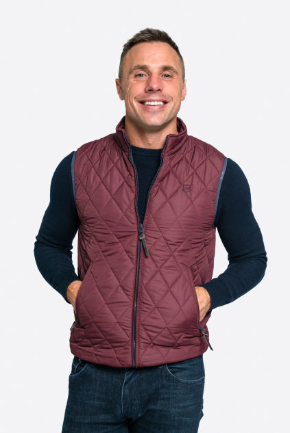 XV Kings : Tommy Bowe Granville Gilet - Crimson