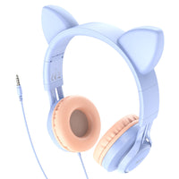 HOCO W36 KIDS BLUETOOTH HEADPHONES (LIGHT BLUE)