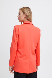 ICHI : Kate Oversized Blazer - Coral