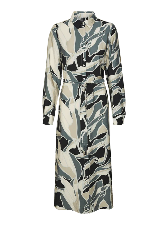 VERO MODA : Printed Shirt Dress