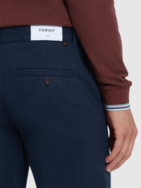 FARAH Elm Slim Fit Men's Chinos - Navy