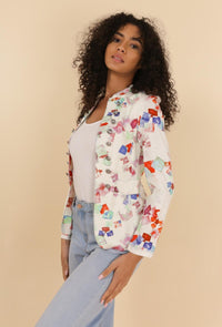 COPE CLOTHING : Floral Blazer