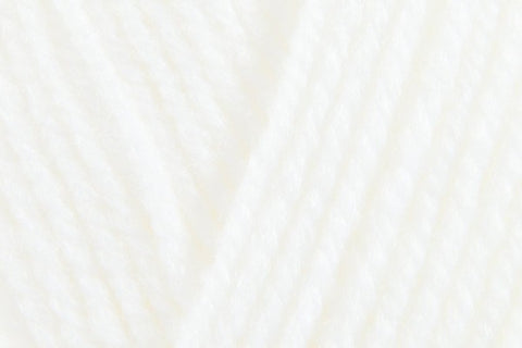 KING COLE : Comfort Aran Yarn - White - 100g