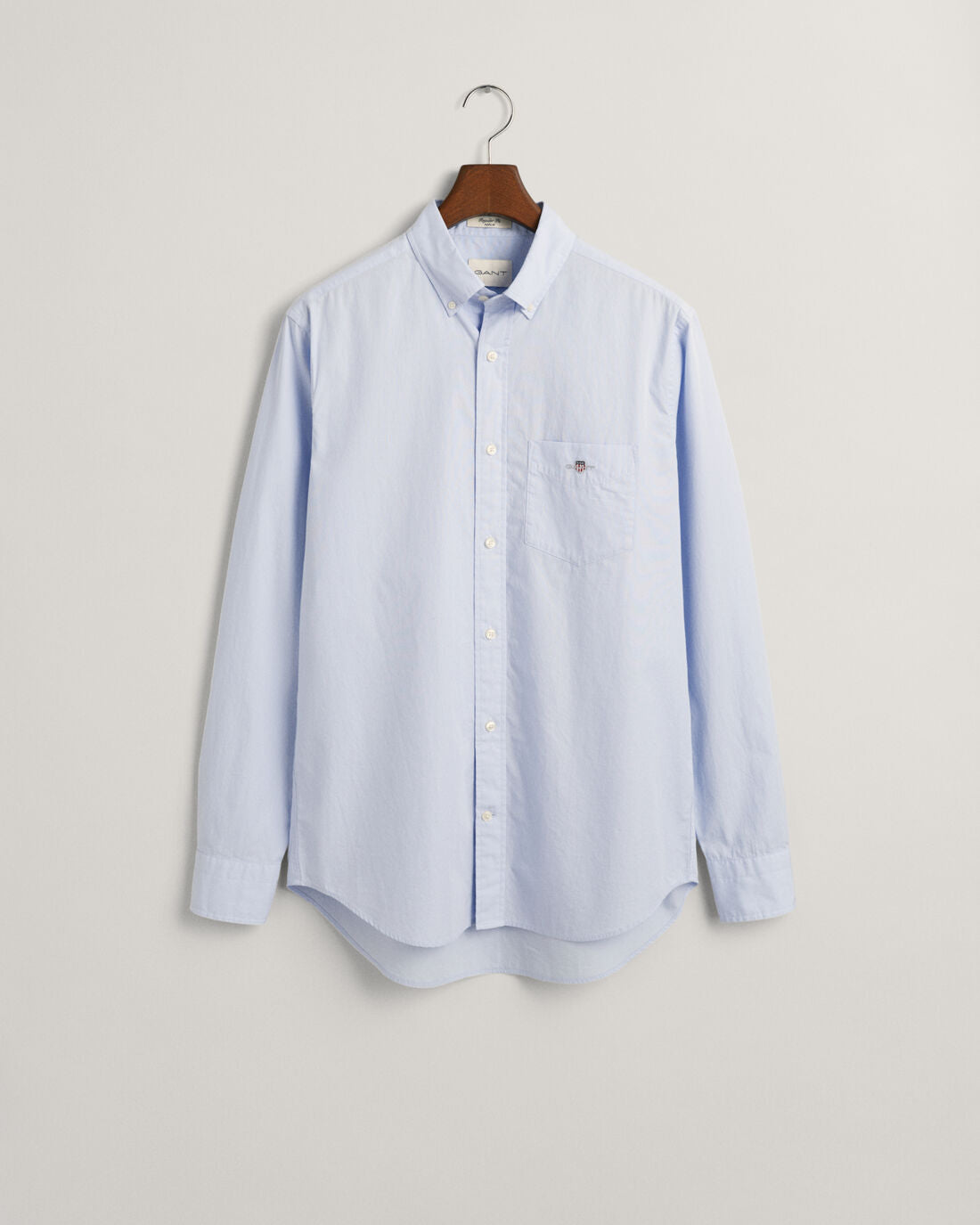 GANT Regular Fit Poplin Shirt - Light Blue