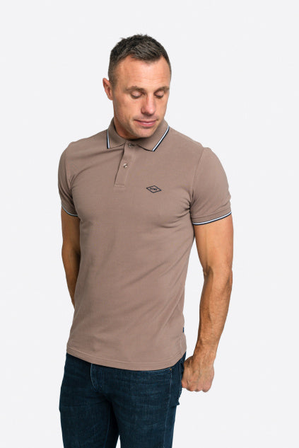 XV KINGS by Tommy Bowe Letaba Polo - Taupe