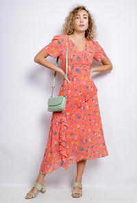 COPE CLOTHING : Floral Midi Dress