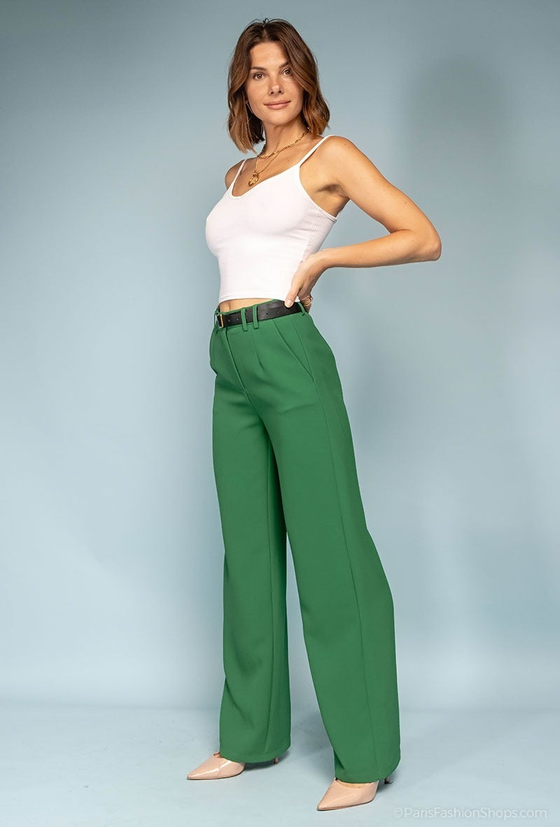 COPE CLOTHING : Tailored Trousers - Green – The Cope