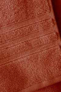 CATHERINE LANSFIELD : Zero Twist Cotton Towel - Terracotta (Available in 3 Sizes)