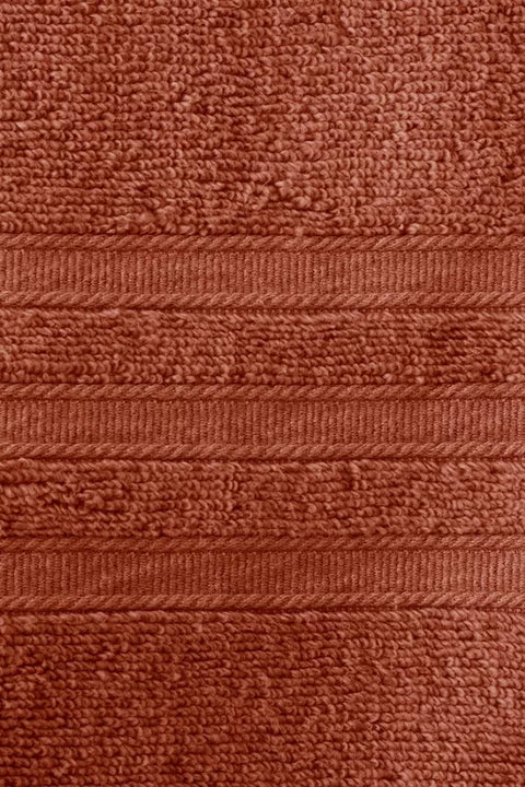 CATHERINE LANSFIELD : Zero Twist Cotton Towel - Terracotta (Available in 3 Sizes)