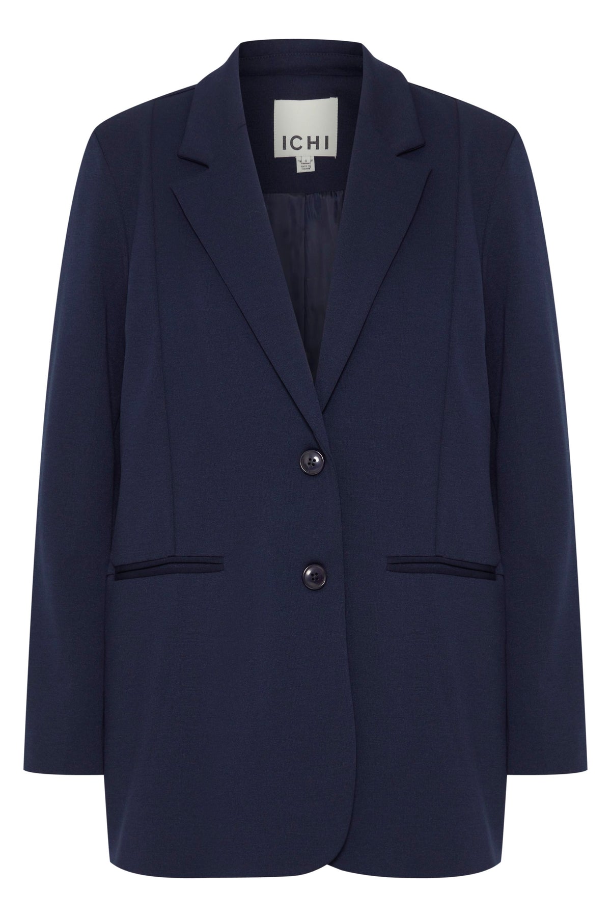 ICHI : Kate Oversized Blazer - Navy