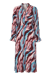 ICHI Hevazi Multi Wave Dress