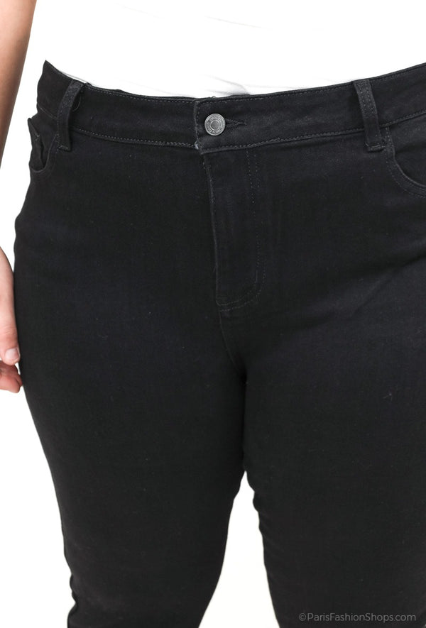 COPE CLOTHING : Curve Collection Black Jeans