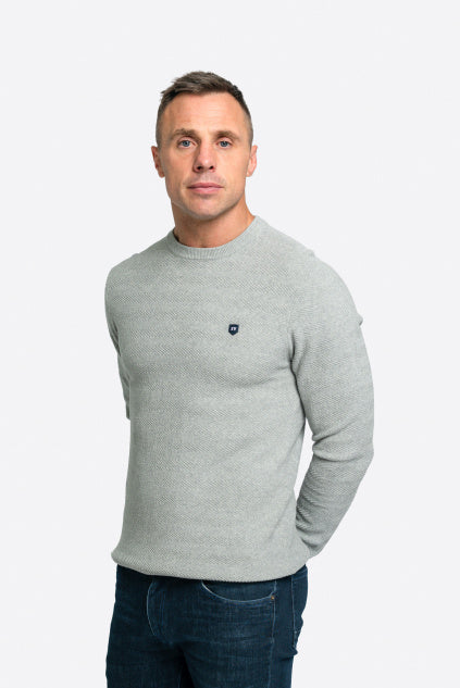 XV KINGS by Tommy Bowe Oak Valley Jumper - Grey