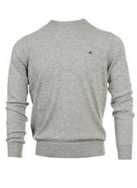 MINERAL Ariana Crew Neck Jumper - Optic Grey