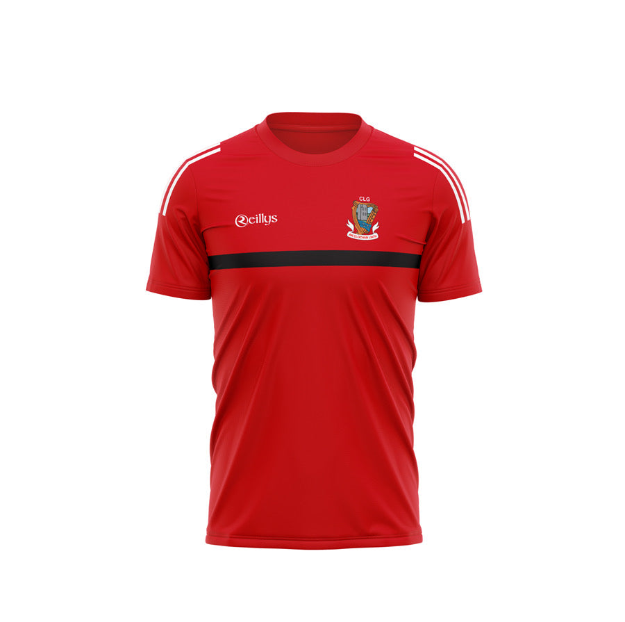 CLG An Clochan Liath - Dungloe GAA Adult T-Shirt - Red