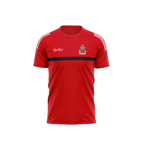 CLG An Clochan Liath - Dungloe GAA Kids T-Shirt - Red