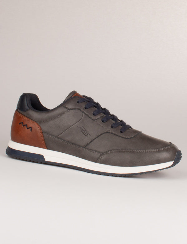 LLOYD & PRYCE : Tommy Bowe Retallick Men's Shoes - Grey