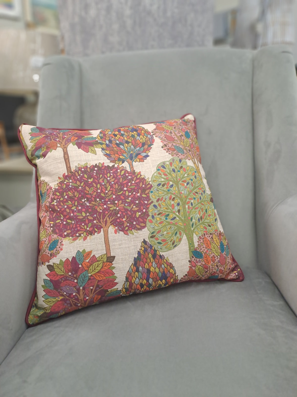 FULLSHIRE : Arbre Cushion - Mulberry