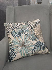 FERVOR & HUE : Linen Weave Cushion - Lily Midnight