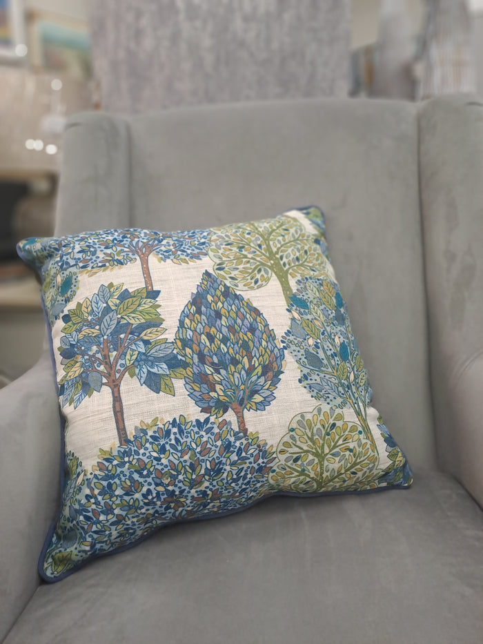 FULLSHIRE : Arbre Cushion - Teal 43x43