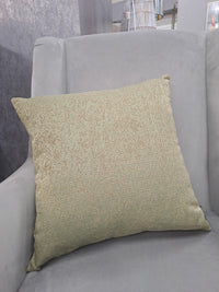 FERVOR & HUE : Luxury Cushion - Herringbone Emerald