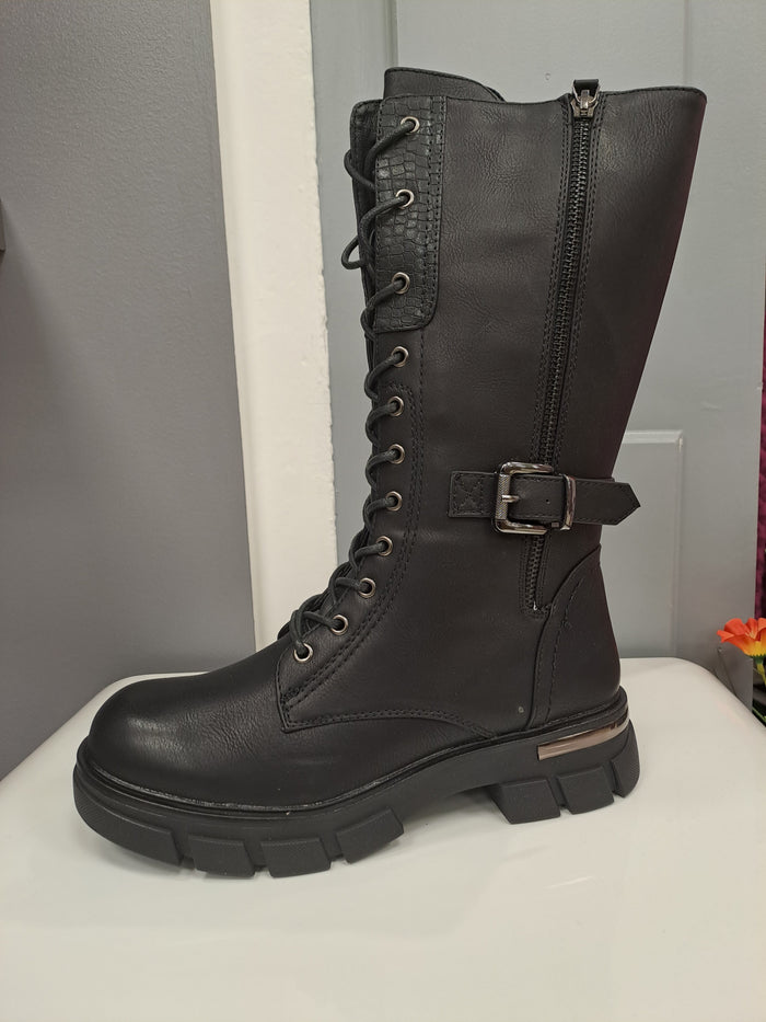 REDZ Biker Boot - Black