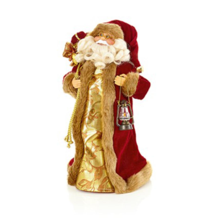 Burgundy Santa Tree Top 30cm