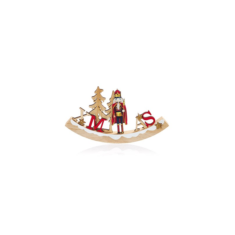 Christmas Nutcracker Seesaw Decoration 21cm