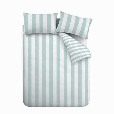 CATHERINE LANSFIELD : Cove Stripe Duvet Cover Set - Seafoam