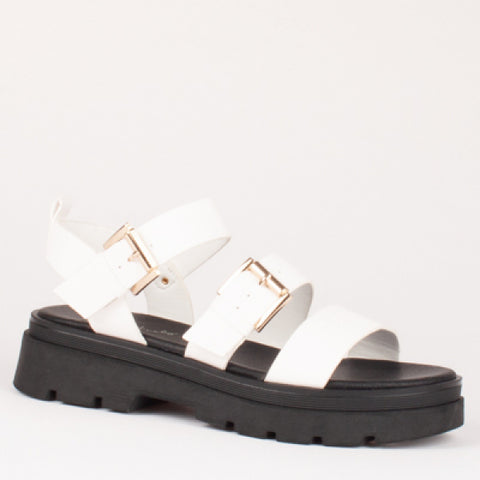 UNA HEALY Something Sandal - White