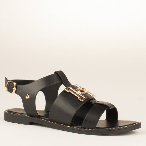 UNA HEALY : Surrender Sandal - Black