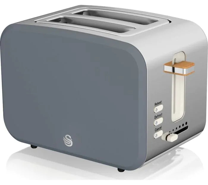 SWAN : 2 Slice Nordic Toaster - Grey