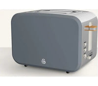 SWAN : 2 Slice Nordic Toaster - Grey