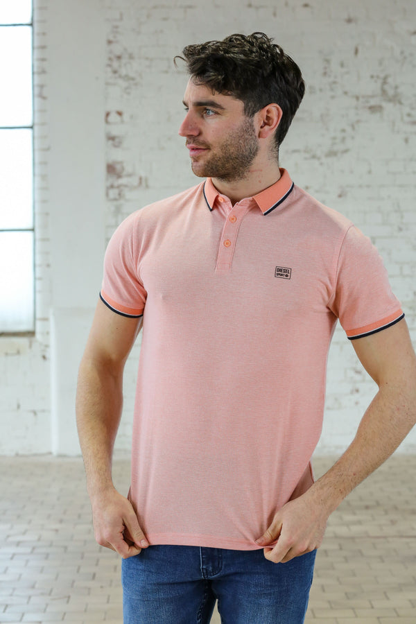 DIESEL : Kern Polo T-Shirt - Orange