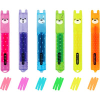 LEGAMI : Teddy's Mood Set of 6 Mini Highlighters