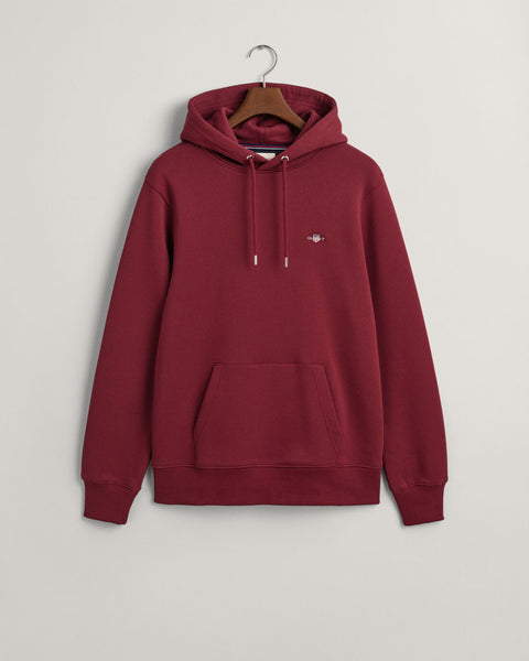 GANT : Regular Shield Hoodie - Plumped Red