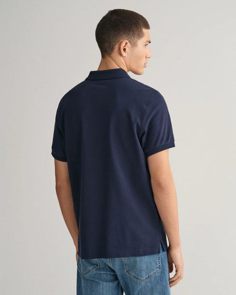 GANT : Shield Pique Polo - Navy