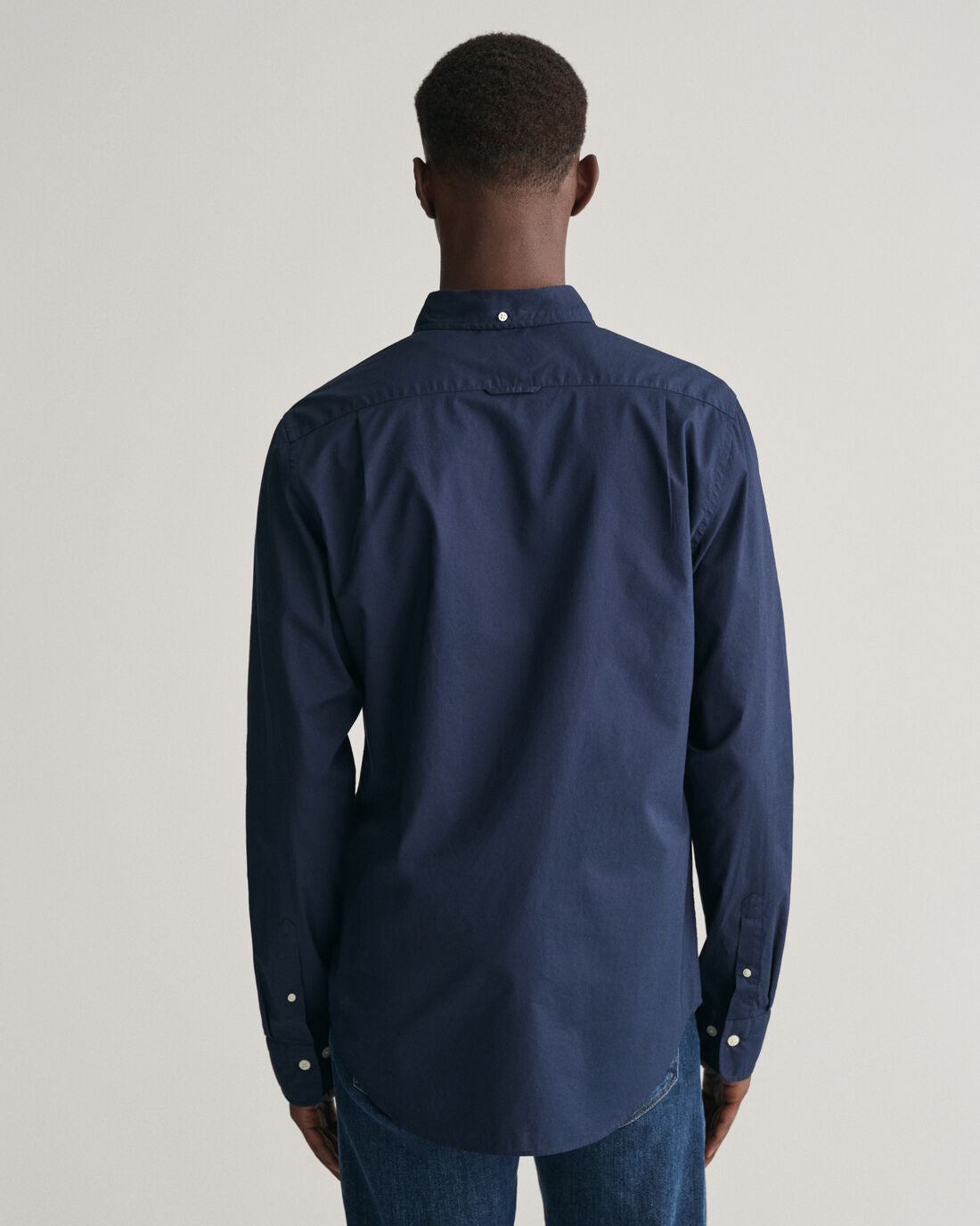 GANT : Slim Fit Poplin Shirt - Navy