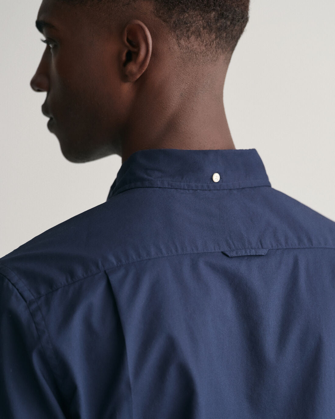 GANT : Slim Fit Poplin Shirt - Navy