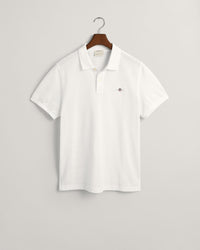 GANT : Shield Pique Polo - White