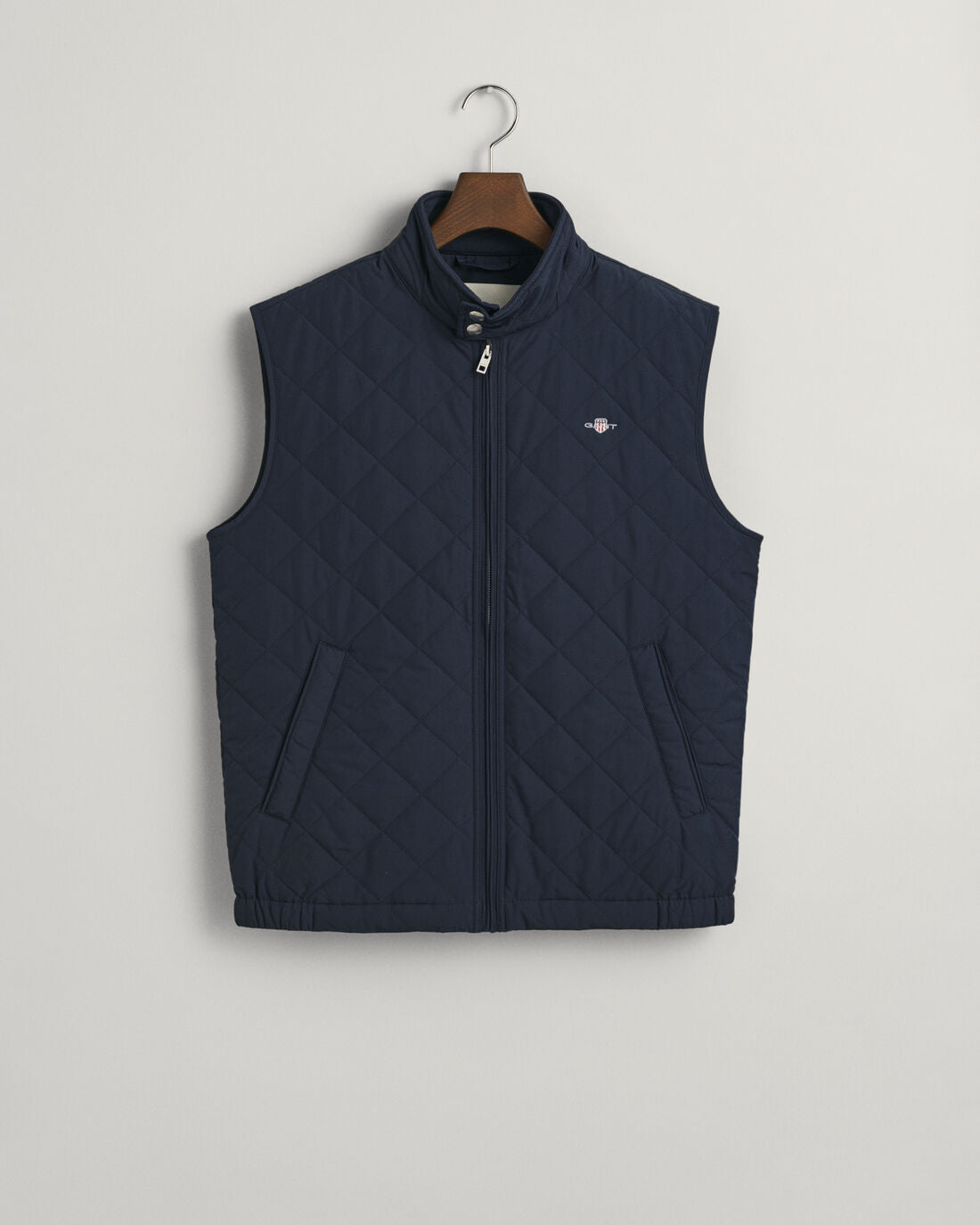 GANT : Quilted Windcheater Vest / Gilet - Navy