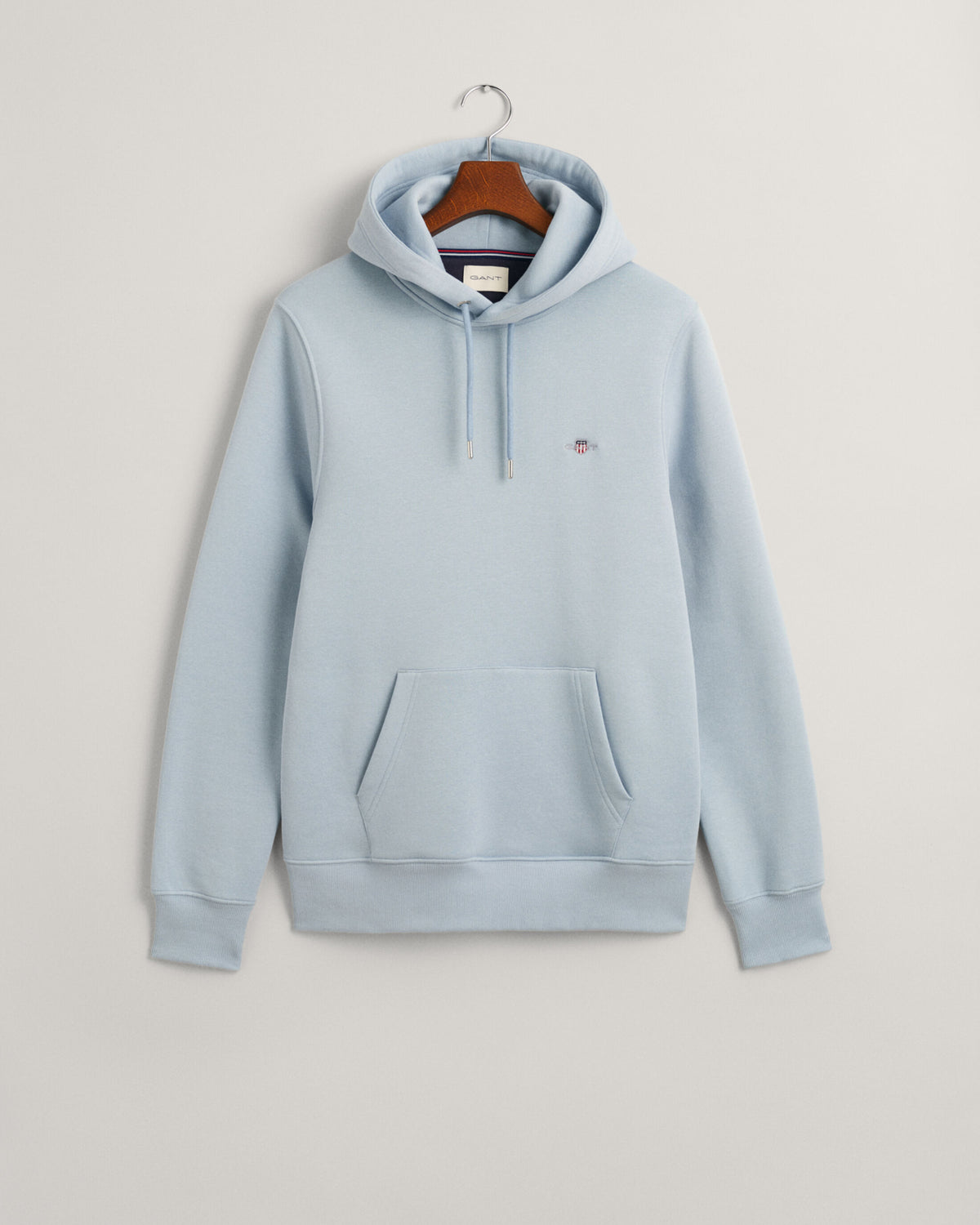 GANT Regular Shield Hoodie - Dove Blue