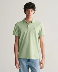 GANT : Shield Pique Polo - Green