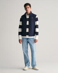 GANT : Quilted Windcheater Vest / Gilet - Navy