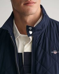 GANT : Quilted Windcheater Vest / Gilet - Navy