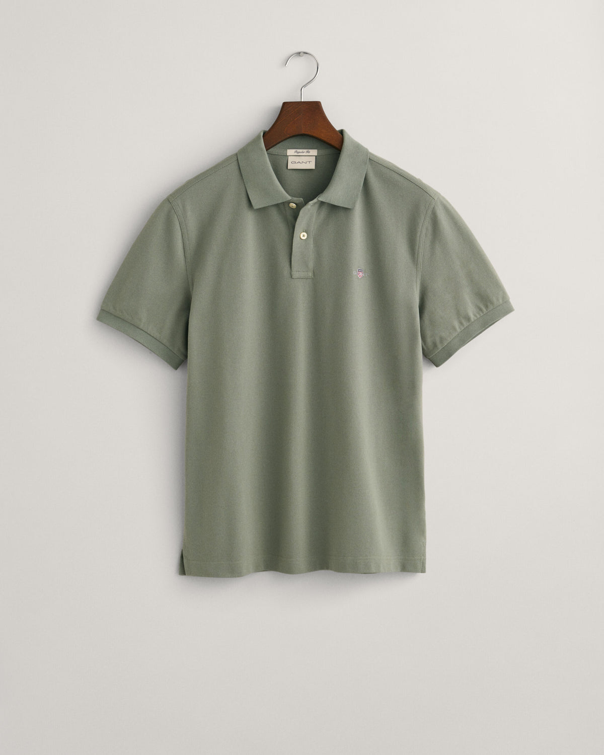 GANT : Shield Pique Polo - Dry Green