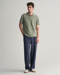 GANT : Shield Pique Polo - Dry Green