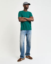 GANT : Regular Shield T-Shirt - Deep Forest Green