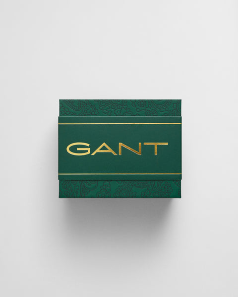 GANT 2-Pack Checked & Ribbed Socks - Gift Box - Navy